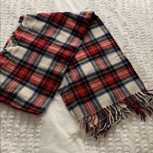 J. crew plaid wool scarf